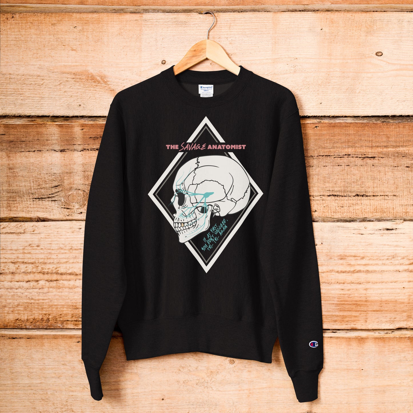 Trigeminal nerve Oversized Champion Sweatshirt