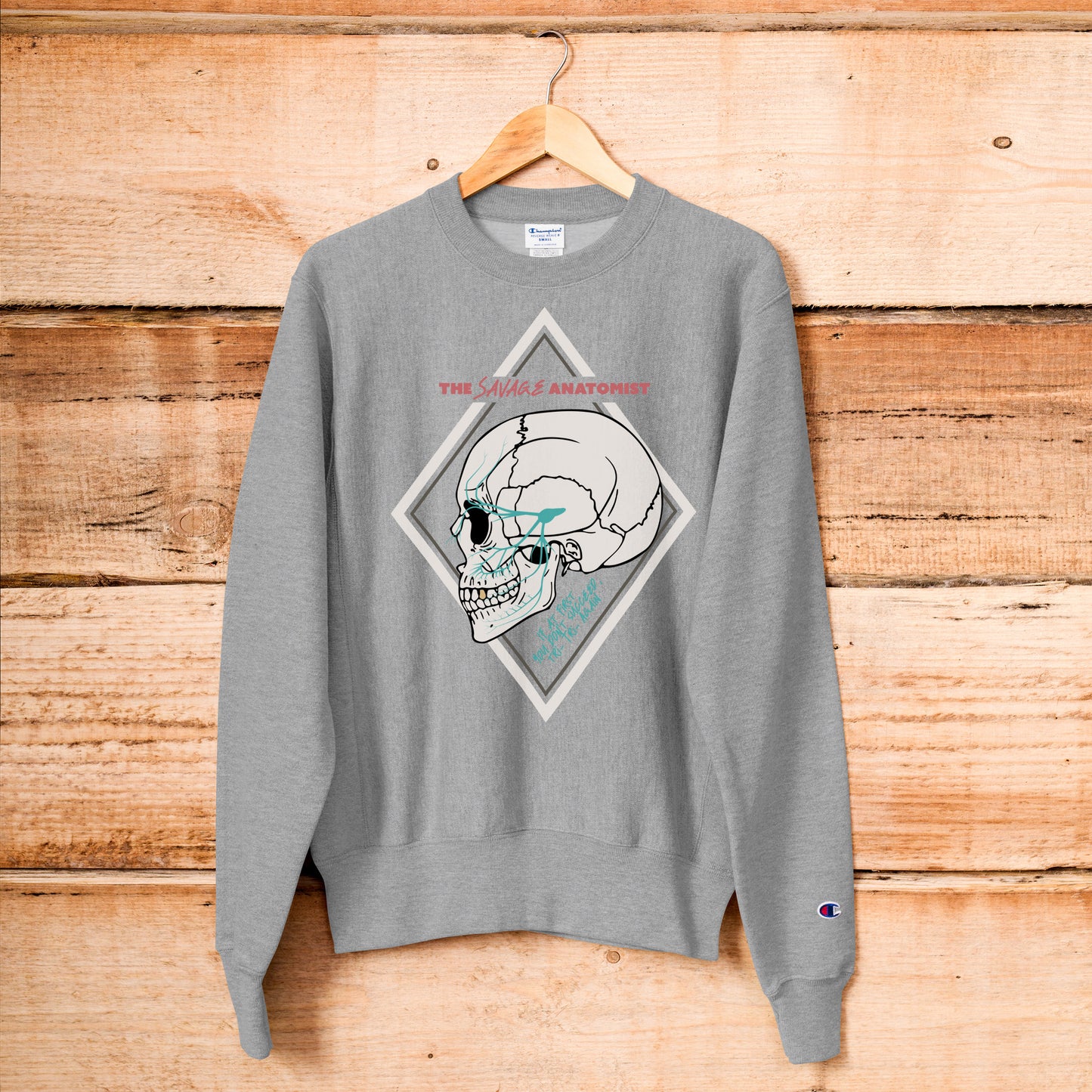 Trigeminal nerve Oversized Champion Sweatshirt